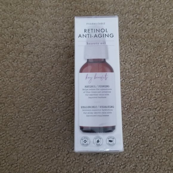 **NIB** Pharm To Table Retinol Anti-Aging Beauty Oil 1 fl oz/30ml - Picture 3 of 3